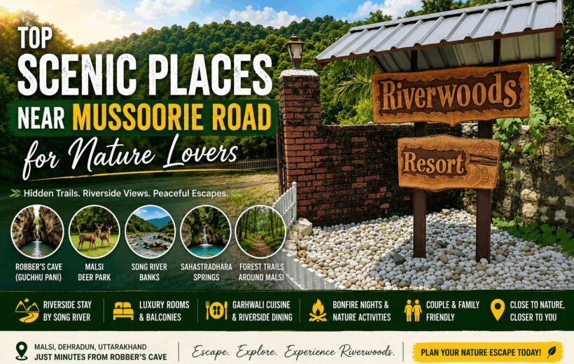 peaceful places to relax near Mussoorie Road