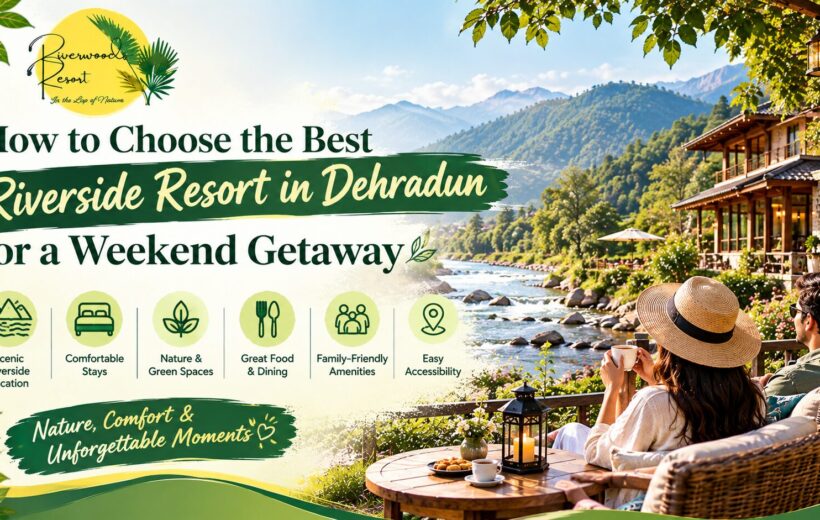 Riverside resort in Dehradun