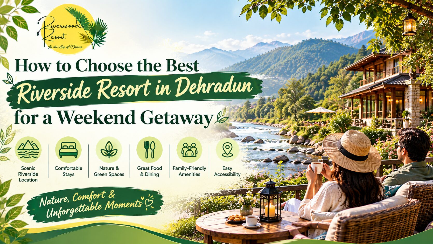 Riverside resort in Dehradun